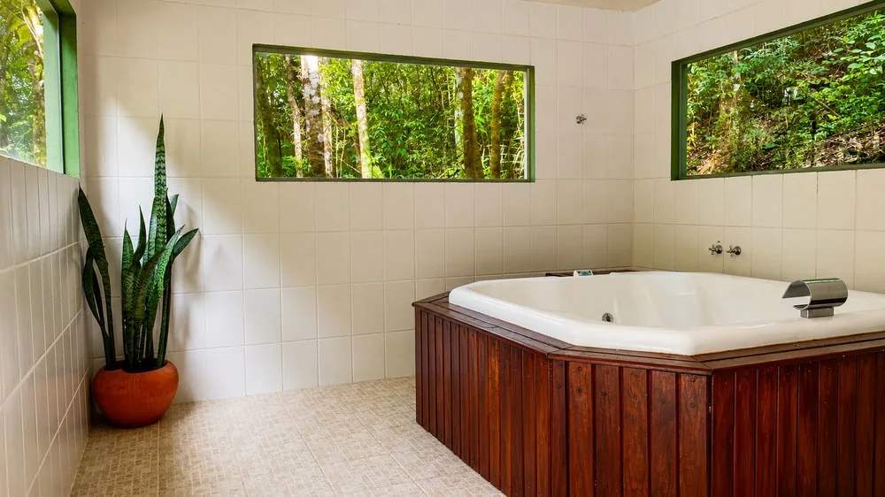 Jacuzzi na Pousada Roca