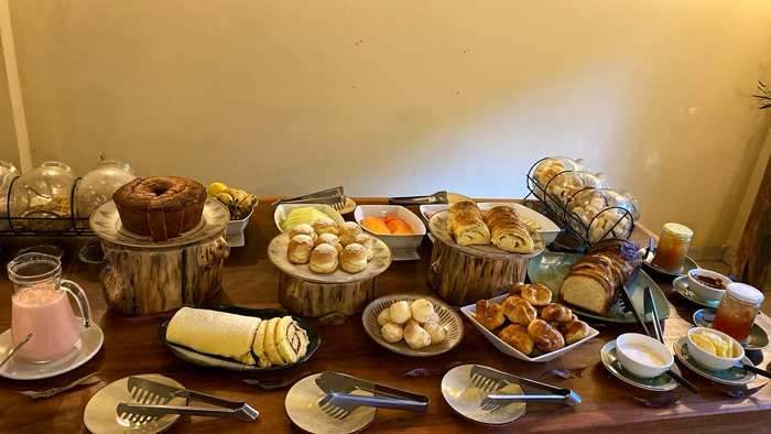 Café da manhã Pousada Roca